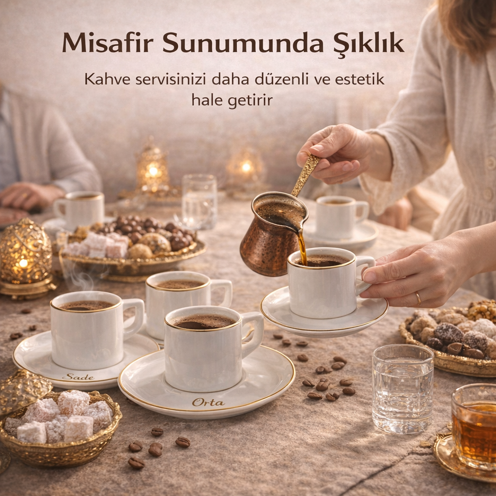 Finzen | Olika 12 Parça Akıllı Fincan Seti