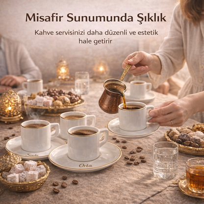 Finzen | Olika 12 Parça Akıllı Fincan Seti